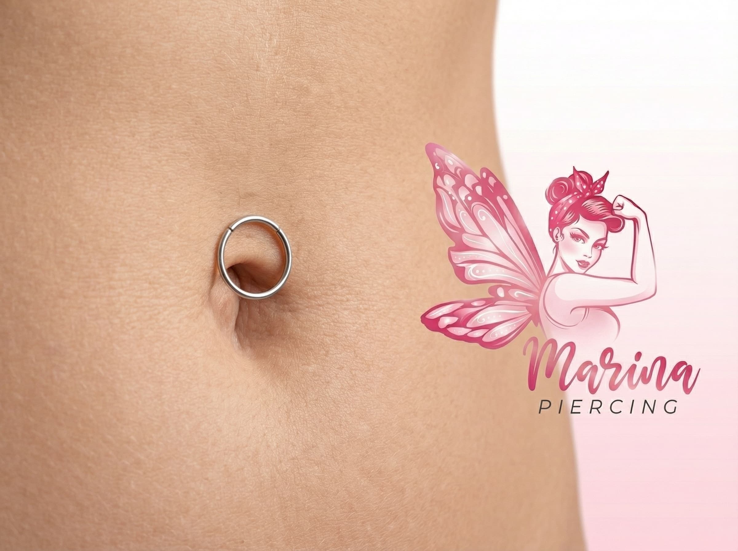 1 Perfuração no umbigo