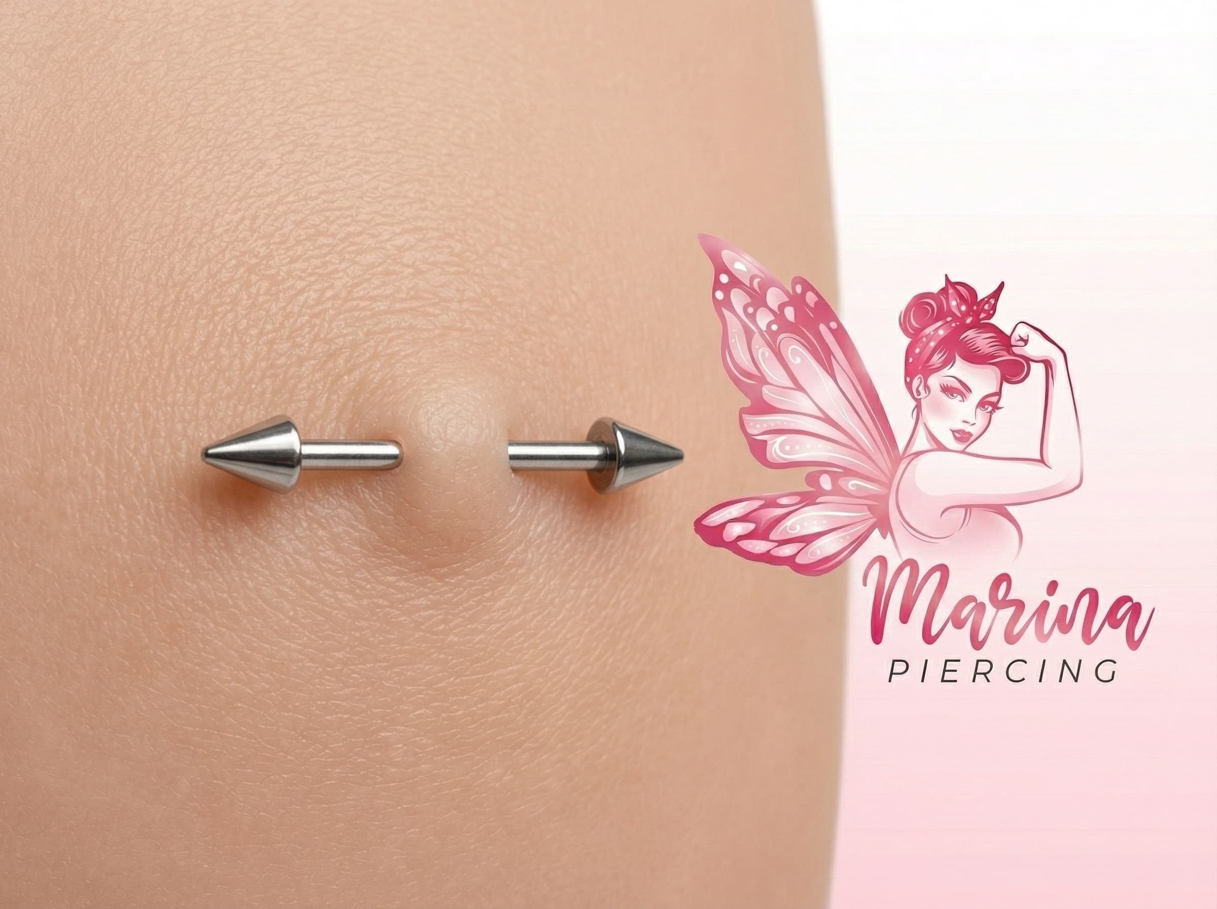 2 Perfurações mamilo